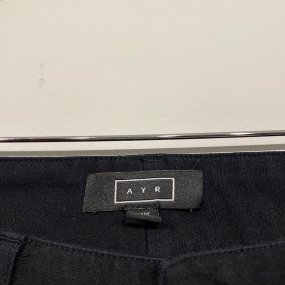 AYR Black Ponte Kick Flare Pants Size 6 - Picture 4 of 6